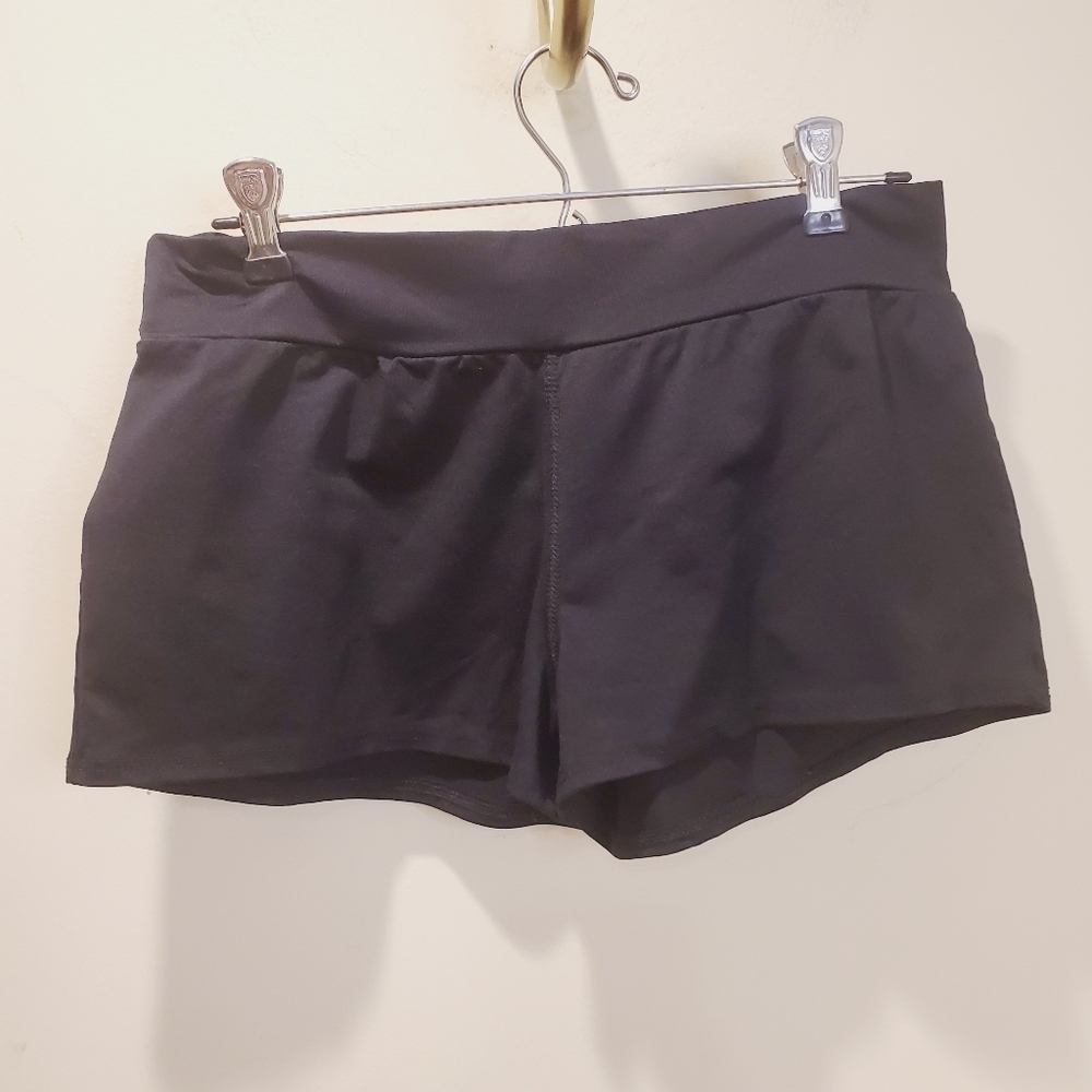 Motionwear women's black athletic shorts size L